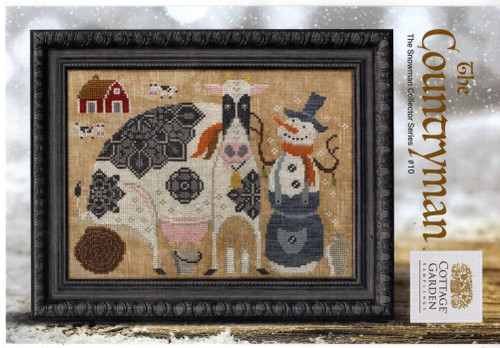 Cottage Garden Samplings The Countryman counted cross stitch chartpack.  The Snowman Collector Series #10. Vinniey P S Tan