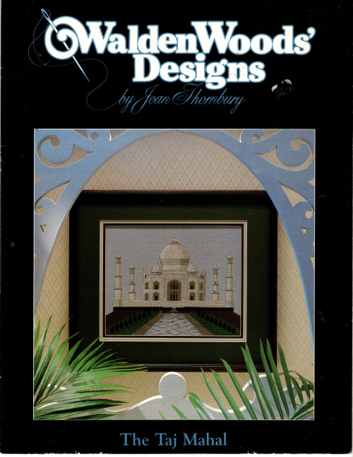Walden Woods Designs Taj Mahal counted cross stitch leaflet. Joan Thornbury. Symbols of Excellence