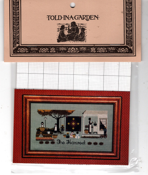 Told in a Garden The Harvest counted cross stitch pattern chartpack. Marilyn Leavitt-Imblum