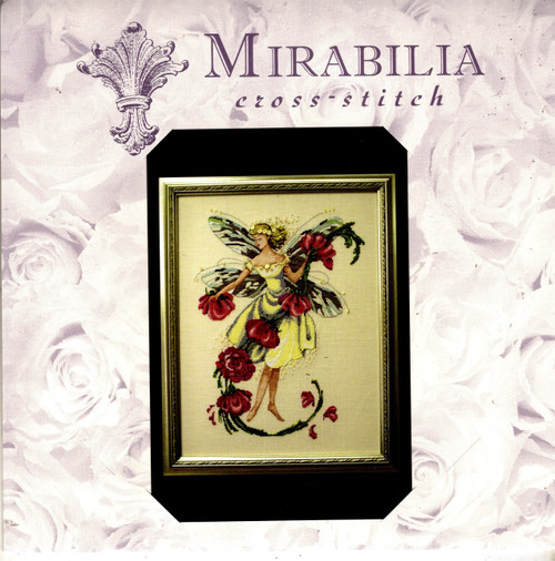 Mirabilia November Topaz Fairie counted cross stitch pattern. Nora Corbett