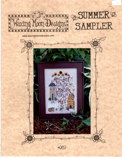 Waxing Moon Designs Summer Sampler Counted cross stitch leaflet Waxing Moon Designs Summer Sampler Counted cross stitch leaflet