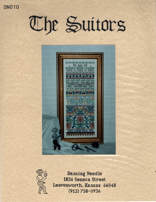 Dancing Needle The Suitors counted cross stitch chartpack. Lori Bell Dancing Needle The Suitors counted cross stitch chartpack. Lori Bell