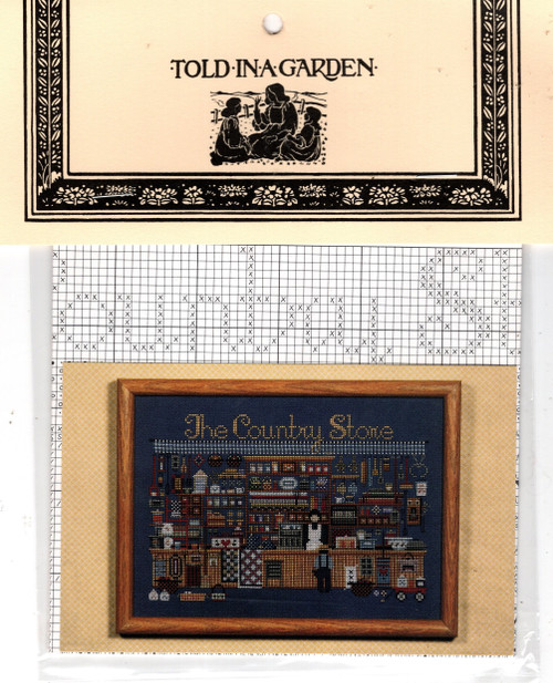 Told in a Garden The Country Store counted cross stitch pattern chartpack. Marilyn Leavitt-Imblum
