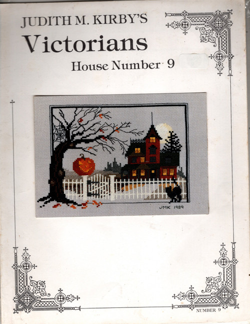 Judith M. Kirby's Victorians House Number 9 counted cross stitch leaflet