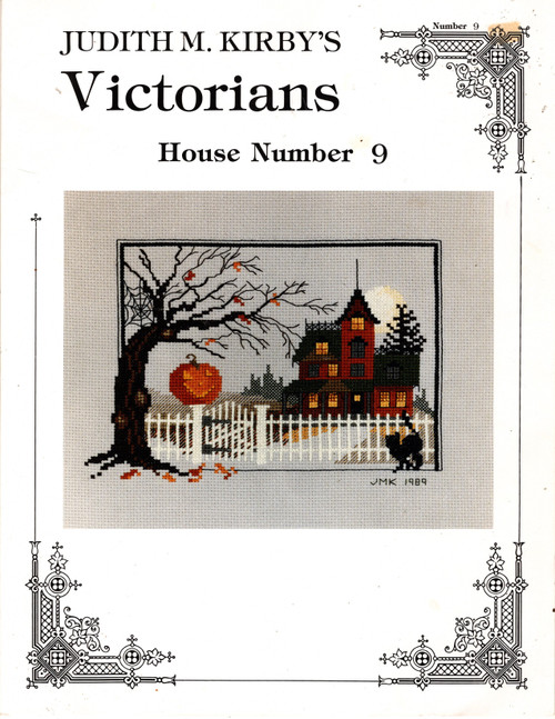 Judith M. Kirby's Victorians House Number 9 counted cross stitch leaflet