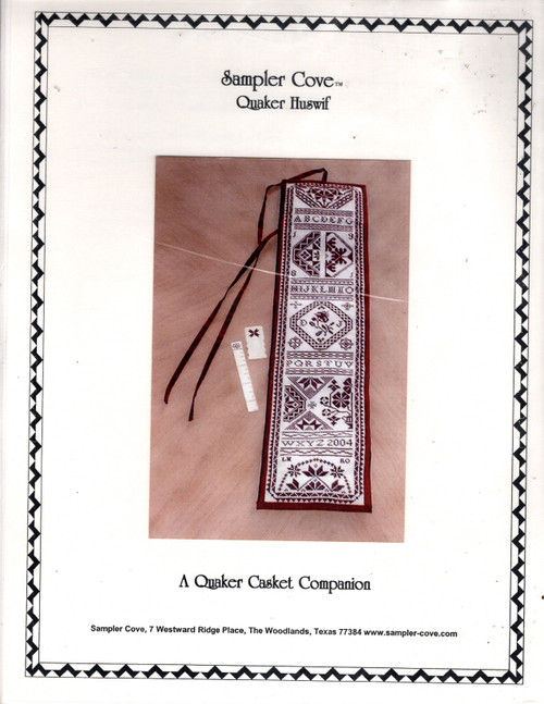 Sampler Cove Quaker Huswif counted cross stitch chartpack