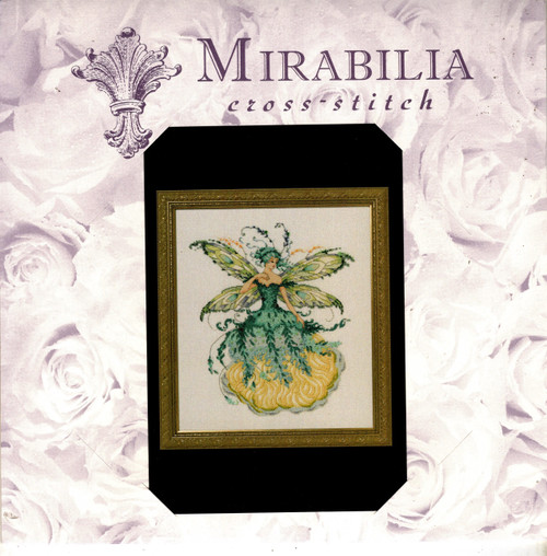 Mirabilia March Aquamarine Fairy counted cross stitch pattern. Nora Corbett