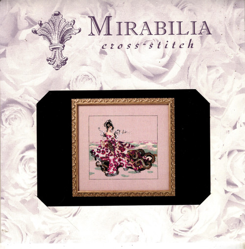Mirabilia Serpent Queen counted cross stitch pattern. Nora Corbett