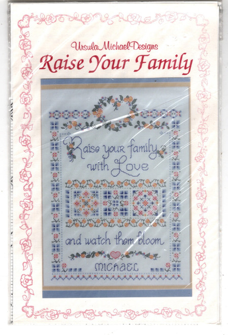 Ursula Michaels Designs Raise Your Family Counted Cross Stitch Pattern chartpack