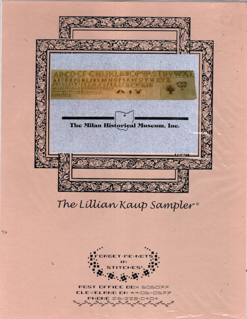 Forget-Me-Nots in Stitches The Lillian Kaup Sampler Counted Cross Stitch Pattern chartpack