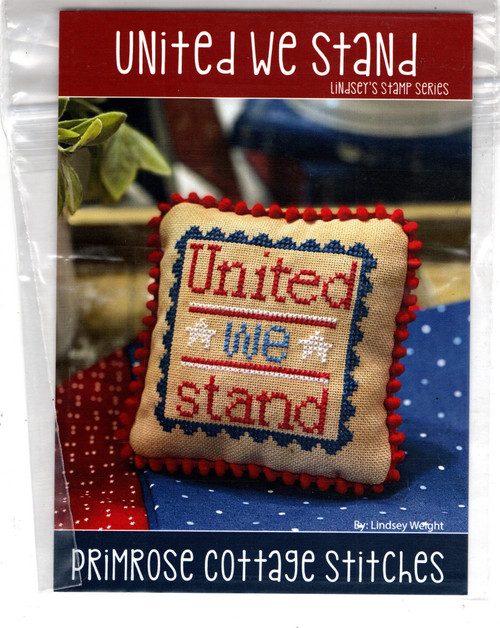 Primrose Cottage Stitches United We Stand counted cross stitch chart. Lindsey Weight