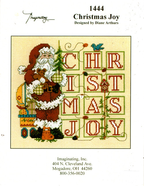 Imaginating Christmas Joy counted cross stitch leaflet. Diane Arthurs
