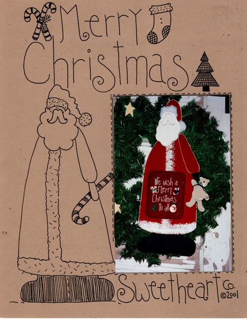 Sweetheart Co Merry Christmas counted Cross Stitch Pattern chart. Connie Aloise
