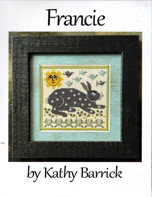 Barrick Samplers Francie Counted cross stitch chartpack. Kathy Barrick