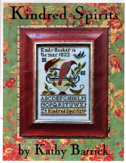 Barrick Samplers Kindred Spirits Counted cross stitch chartpack. Kathy Barrick