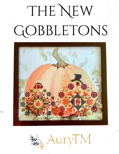 AuryTM The New Gobbletons counted cross stitch leaflet