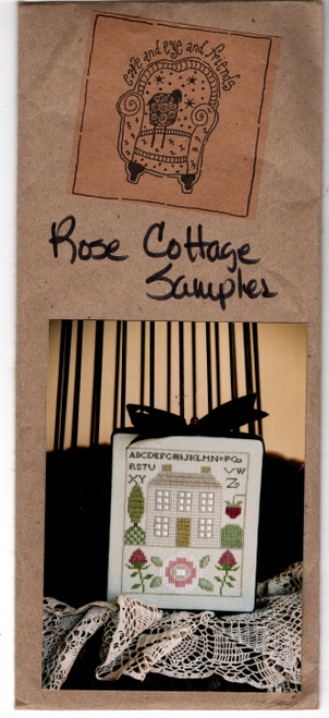 Ewe and Eye and Friends Rose Cottage Sampler Counted Cross Stitch Pattern chart