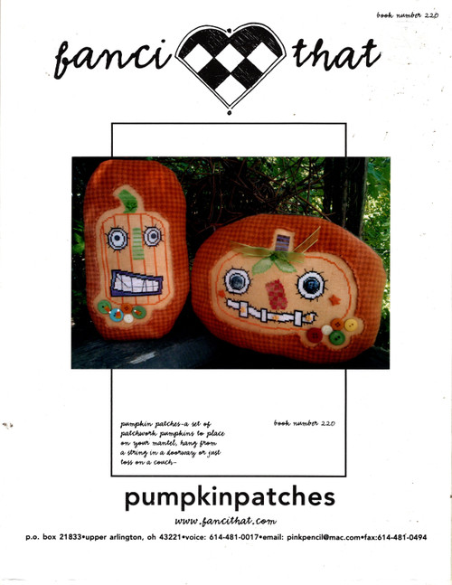 Fanci That Pumpkin Patches counted Cross Stitch Pattern leaflet