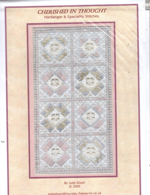 Sew to Be Seen Designs Cherished in Thought Hardanger and Specialty Stitches pattern chartpack