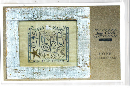 Bent Creek Hope Sampler counted cross stitch pattern chartpack