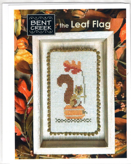 Bent Creek The Leaf Flag counted cross stitch pattern chartpack