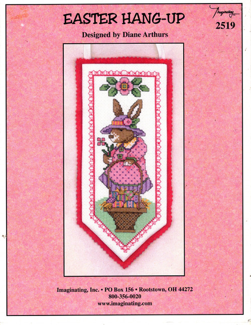 Imaginating Easter Hang-UP counted cross stitch leaflet. Diane Arthurs
