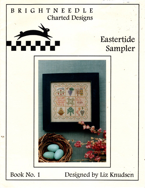 Brightneedle Eastertide Sampler Counted cross stitch leaflet. Liz Knudsen