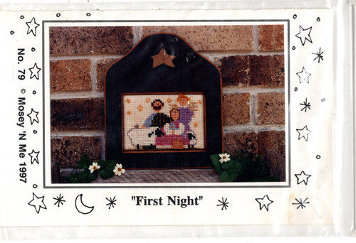 Mosey N Me First Night counted cross stitch pattern chartpack
