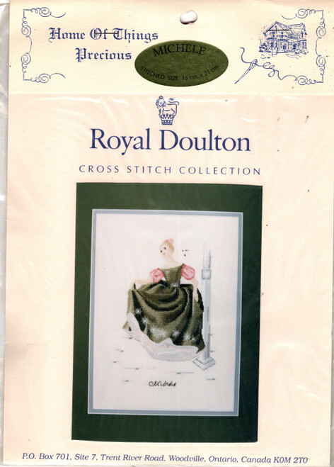 Royal Doulton Michele Counted Cross Stitch Pattern chartpack. Home of Things Precious, Marilyn Ruth Rogers