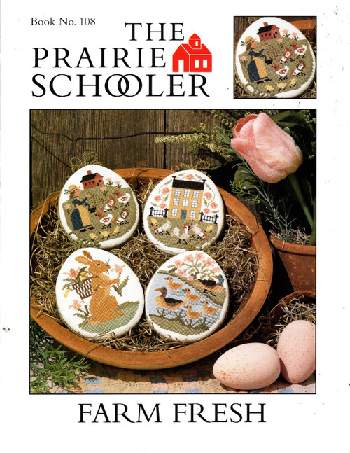 The Prairie Schooler Farm Fresh counted cross stitch leaflet