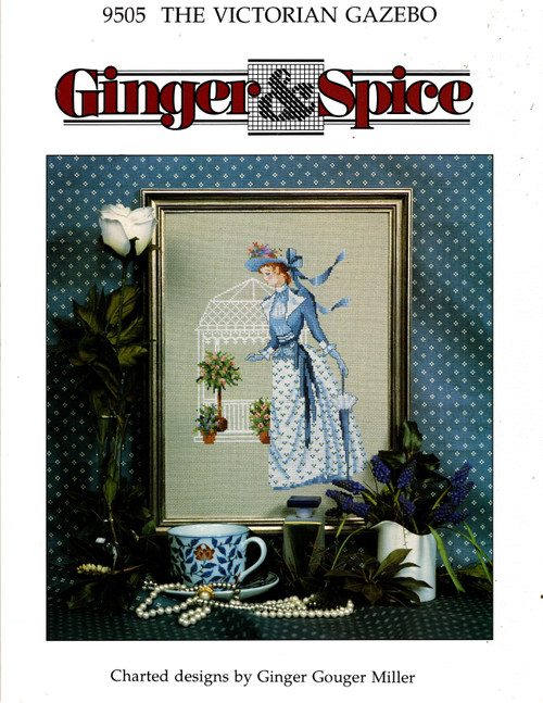 Ginger & Spice The Victorian Gazebo Counted Cross Stitch Pattern leaflet. Ginger Gouger Miller Ginger & Spice The Victorian Gazebo Counted Cross Stitch Pattern leaflet. Ginger Gouger Miller