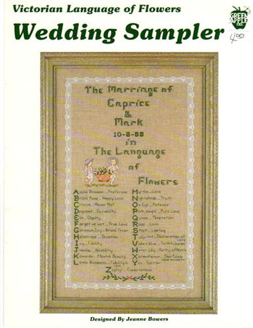 Green Apple WEDDING SAMPLER Victorian Language of Flowers