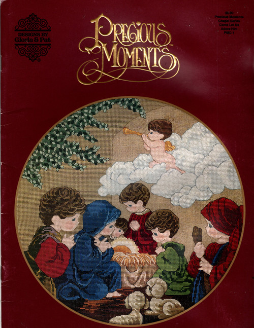 Designs by Gloria & Pat Precious Moments Chapel Series Come Let Us Adore Him Counted Cross Stitch Pattern booklet Designs by Gloria & Pat Precious Moments Chapel Series Come Let Us Adore Him Counted Cross Stitch Pattern booklet
