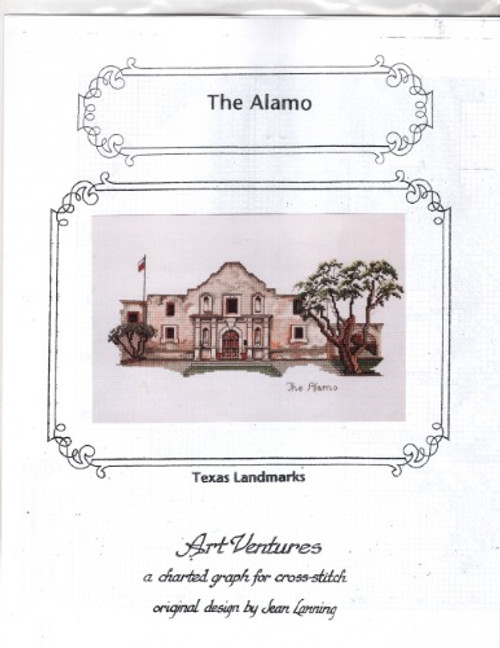 Art Ventures The Alamo Texas Landmark Series counted cross stitch pattern. Jean Lanning