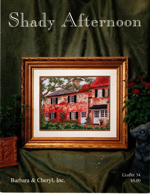 Barbara & Cheryl Shady Afternoon counted cross stitch pattern leaflet