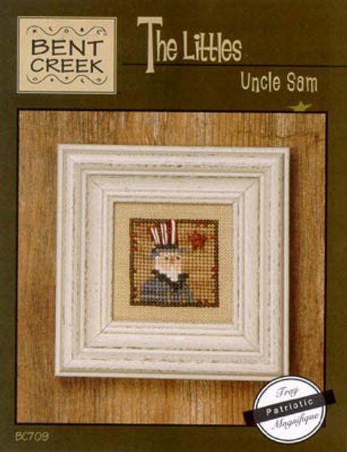 Bent Creek The Littles Uncle Sam counted cross stitch pattern leaflet