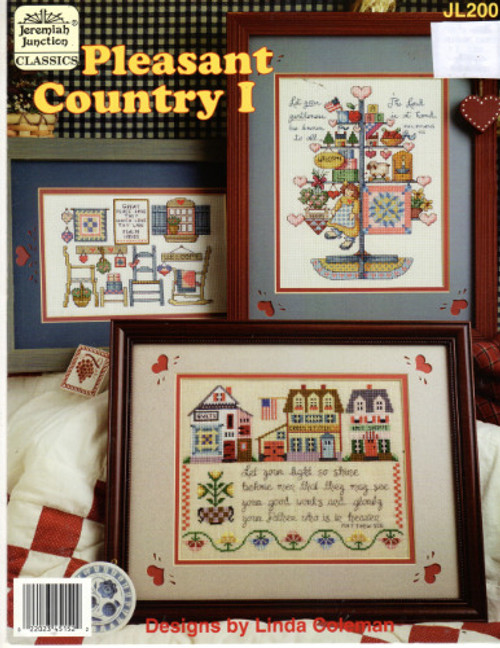 Jeremiah Junction Pleasant Country I cross stitch leaflet. Linda Coleman.