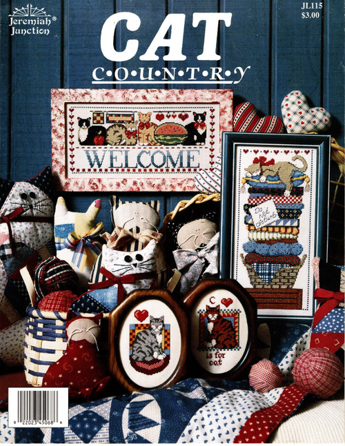 Jeremiah Junction Cat Country counted cross stitch leaflet. Linda Coleman. Cat Do Not Enter, Cat, Cats Welcome, C is for Cat Jeremiah Junction Cat Country counted cross stitch leaflet. Linda Coleman. Cat Do Not Enter, Cat, Cats Welcome, C is for Cat
