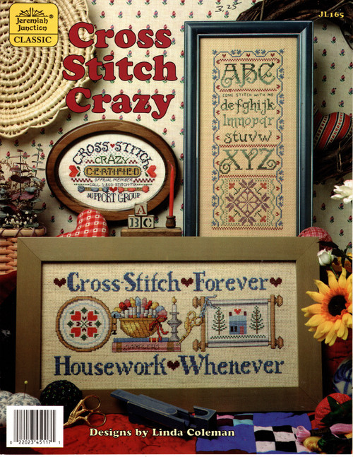 Jeremiah Junction Cross Stitch Crazy counted cross stitch leaflet. Linda Coleman. Cross Stitch Crazy, Cross Stitch Forever, ABC Come Stitch with Me
