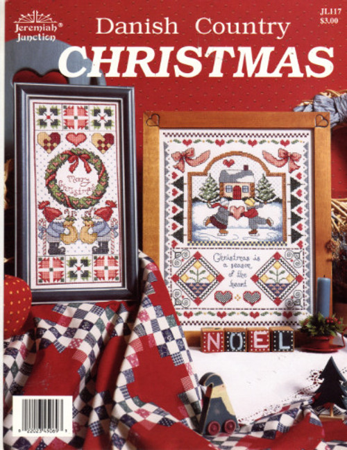 Jeremiah Junction Danish Country Christmas counted cross stitch leaflet. Season of the Heart, Danish Christmas Trolls.