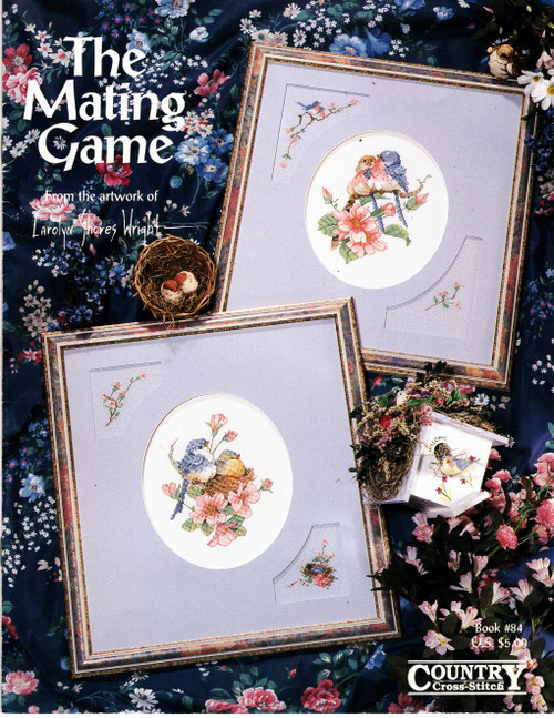 Country Cross Stitch The Mating Game Counted Cross Stitch Pattern booklet. Featuring the artwork of Carolyn Shores Wright. Dating Game, Waiting Game