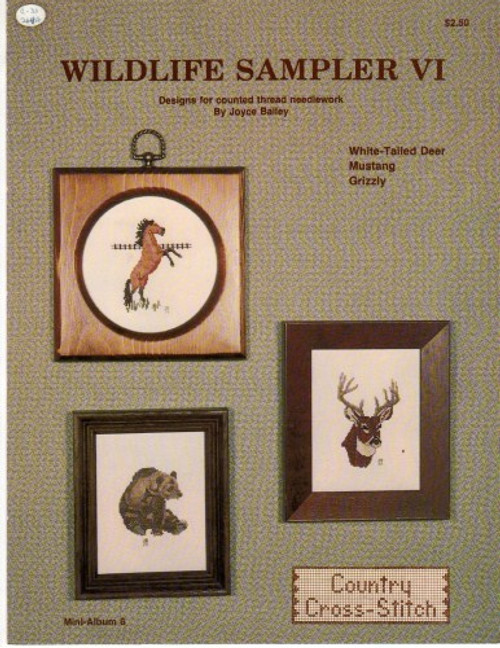 Country Cross Stitch WILDLIFE SAMPLER VI