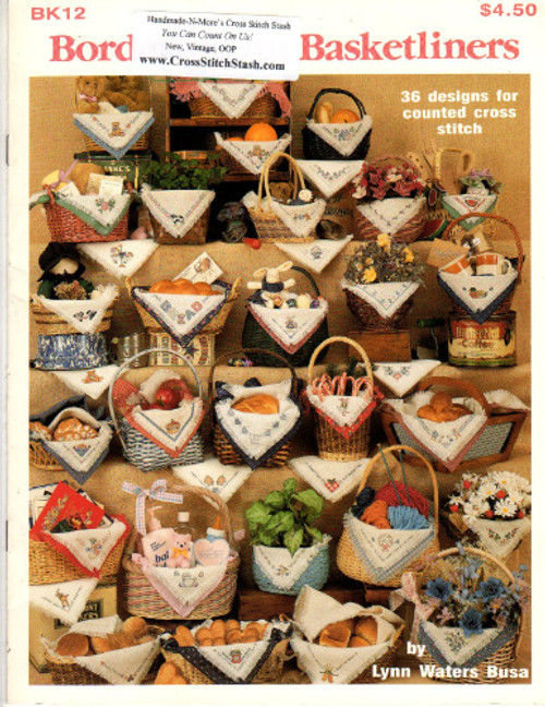Graph It Arts Bordering on Basketliners counted Cross Stitch Pattern booklet. Lynn Waters Busa. Love One An-Udder, Joyful Snowman, A Warm Country Welcome, Decoy, Welcome to Our Nest, Quilted Basket, Snacks Stretch Slacks, Field of Flowers, Geese, Floral Stripe, Apple Harvest, Baked With Love, Indian Corn, Seasoned With Love, Tole Hearts, Plaid Strawberry, Old Fashion Roses, Carousel Horse, I Love Bears, Hare's My Heart, Floral Ribbon, Fresh Bread, Little Lamb, Mini Roses, Never Trust a Skinny Cook, Teddy, A House is a Home, Strawberry Border, Watermelon, Christmas Goose, Bless Us All, Floral Bouquet, Floral Border, Reindeer, Kiss the Cook Graph It Arts Bordering on Basketliners counted Cross Stitch Pattern booklet. Lynn Waters Busa. Love One An-Udder, Joyful Snowman, A Warm Country Welcome, Decoy, Welcome to Our Nest, Quilted Basket, Snacks Stretch Slacks, Field of Flowers, Geese, Floral Stripe, Apple Harvest, Baked With Love, Indian Corn, Seasoned With Love, Tole Hearts, Plaid Strawberry, Old Fashion Roses, Carousel Horse, I Love Bears, Hare's My Heart, Floral Ribbon, Fresh Bread, Little Lamb, Mini Roses, Never Trust a Skinny Cook, Teddy, A House is a Home, Strawberry Border, Watermelon, Christmas Goose, Bless Us All, Floral Bouquet, Floral Border, Reindeer, Kiss the Cook