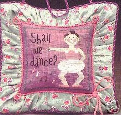 Heart in Hand Wee One Wee Dance counted cross stitch pattern leaflet