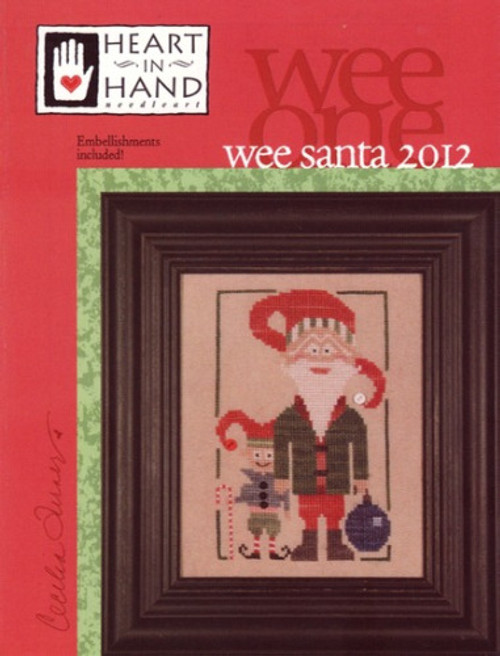 Heart in Hand WEE SANTA 2012 Wee One with embellishment pack