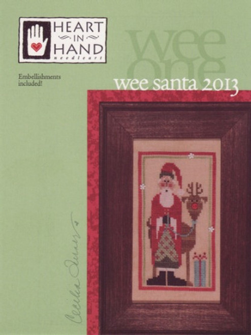 Heart in Hand WEE SANTA 2013 Wee One with embellishment pack