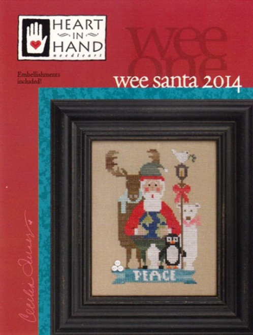 Heart in Hand WEE SANTA 2014 Wee One with embellishment pack