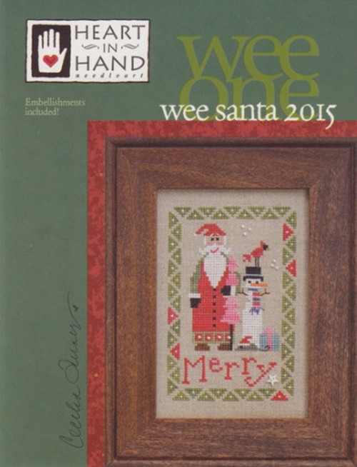 Heart in Hand WEE SANTA 2015 Wee One with embellishment pack