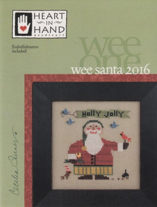 Heart in Hand WEE SANTA 2016 Wee One with embellishment pack