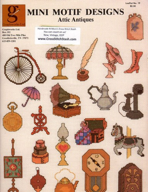 Graphworks: MINI MOTIF DESIGNS - COUNTRY Volume 2 Cross Stitch Book 21